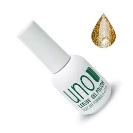 гель-лак "uno" - 110 золотая пыль- gold dust 12мл
