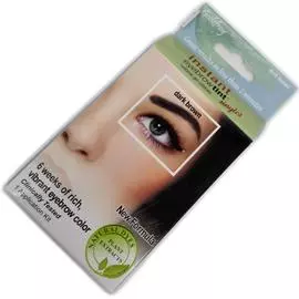 Godefroy eyebrow tint dark brown краска-хна в 4 капсулах для бровей темно-коричневая