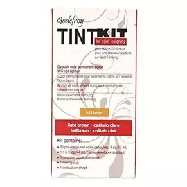 Godefroy tint kit light brown краска-хна в капсулах для бровей светло-коричневый 80 капсул