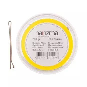 Harizma Невидимки 70 мм прямые 250г. Коричневые