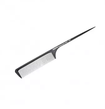 Harizma Расческа с хвостиком (карбон) 24см