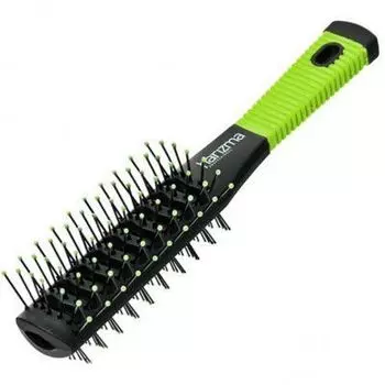 Harizma Щетка туннельная H 10608-16 черно-салатовая