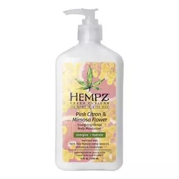 HEMPZ Молочко для тела увлажн.Розовый Лимон и Мимоза 500мл/Pink Citron Mimosa Flower Herbal Body