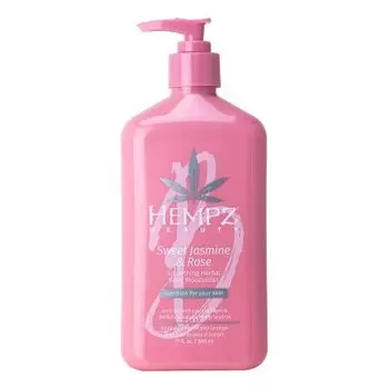 HEMPZ Молочко для тела увлажн. Сладкий Жасмин и Роза 500мл/Sweet Jasmine Rose Herbal Body Moistur