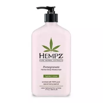 HEMPZ Молочко для тела увлажняющее Гранат / Pomegranate Herbal Body Moisturizer (500ml)