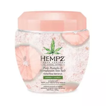 HEMPZ Скраб для тела Помело и Гималайская соль / Pink Pomelo Himalayan Sea Salt Herbal Body Salt