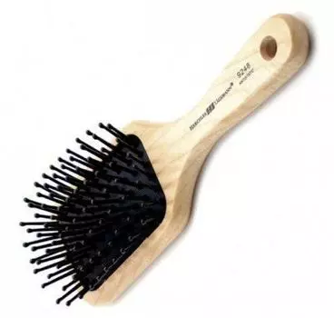 HERCULES Щетка массажная + малая (8 рядов) дерево + пластик