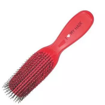 I Love my hair "Spider classic" Парикмахерская щетка красная глянцевая S 0409-1503-08