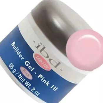 IBD LED/UV Builder Gel Pink III Конструирующий камуфлирующий розовый гель 56мл