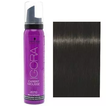 Igora Expert Mousse - Тонирующий мусс (тон 3-0 Темно-коричневый натуральный) 100 мл