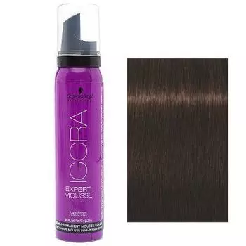 Igora Expert Mousse - Тонирующий мусс (тон 4-68 Средний коричневый шоколадно-красный) 100 мл
