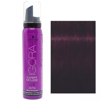 Igora Expert Mousse - Тонирующий мусс (тон 5-99 Светло-коричневый фиолетовый экстра) 100 мл