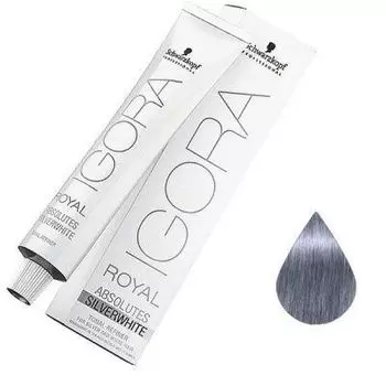 Schwarzkopf Igora Royal Absolutes SilverWhite - Краска для волос Холодная сирень, 60 мл