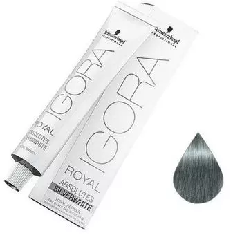 Schwarzkopf Igora Royal Absolutes SilverWhite - Краска для волос Антрацит, 60 мл