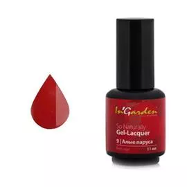 In garden гель-лак для ногтей 009, алые паруса 11 мл