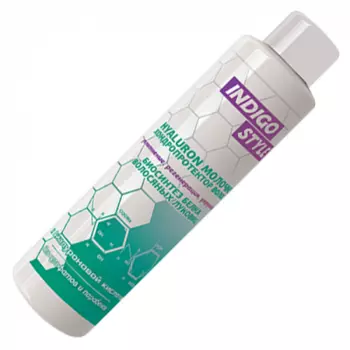 INDIGO Hyalluron Молочко хондропротектор волос (биосинтез волос, фолликулов), 200мл