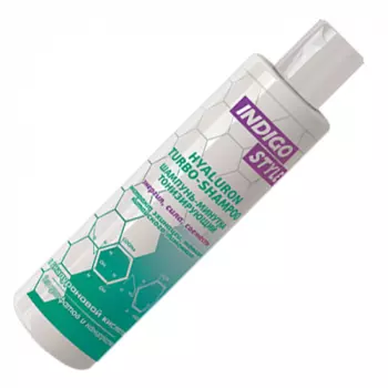 INDIGO Hyalluron Турбо шампунь - минутка тонизирующий, начало для 200мл