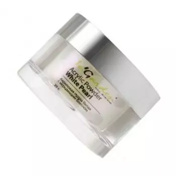 InGarden, Акриловая пудра белая с блеском, 20 г