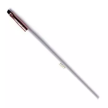 Innovator Cosmetics, Кисть скошенная для окрашивания бровей (мини), 1/24шт