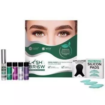 Innovator Cosmetics, МИНИ-Набор для реконструкции ресниц и бровей SEXY PROTEIN RECONSTRUCTION (1/6шт