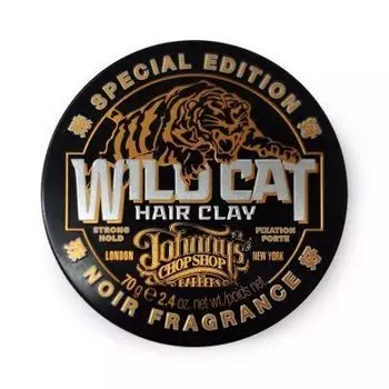Johnny's Chop Shop Wild Cat Hair Sculpting Clay - Матирующая глина для волос 70 г (Special Edition)