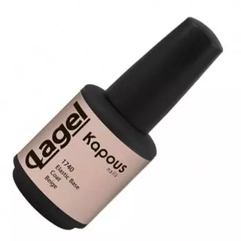 Kapous эластичное базовое покрытие kapous elastic base coat beige 15мл