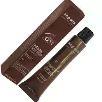 KAPOUS Краска для бровей и ресниц графит 30мл