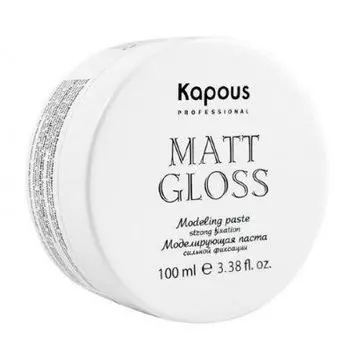 KAPOUS Моделирующая паста для волос сильной фиксации "Matt Gloss" 100 мл