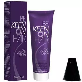 KEEN Крем краска для волос 1.8 Иссиня-черный 100мл.