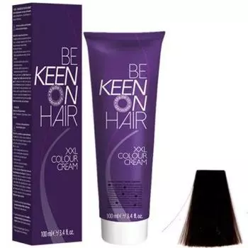 KEEN Крем краска для волос 7.77 Капучино 100мл.