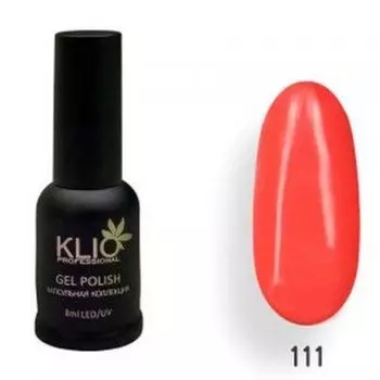 KLIO Гель-лак Капсульная коллекция №111 8мл НЕОН (с шиммером)