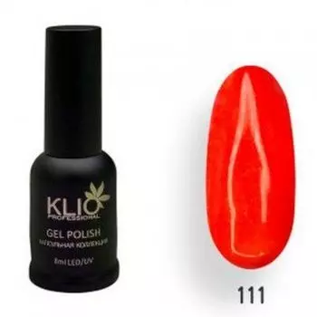 KLIO Гель-лак Капсульная коллекция №112 8мл НЕОН (с шиммером)
