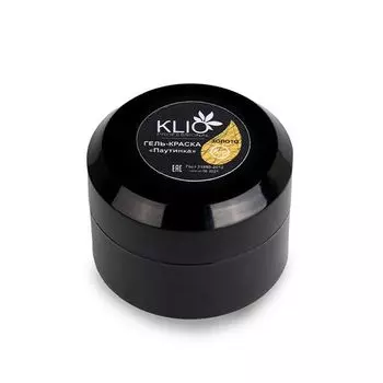 Klio Professional Гель-краска "Паутинка", золотая, 5 мл
