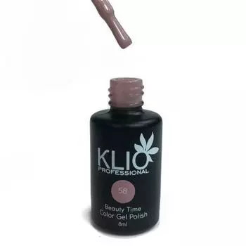 Klio Professional, Гель-лак Beauty Time №058 8мл