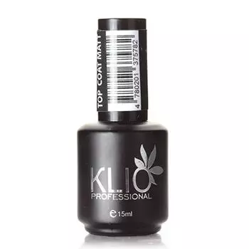 Klio Professional Матовый топ без липкого слоя 15мл.