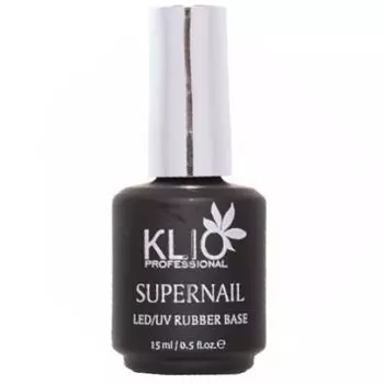 Klio Professional SUPERNAIL Каучуковая база 15 мл.
