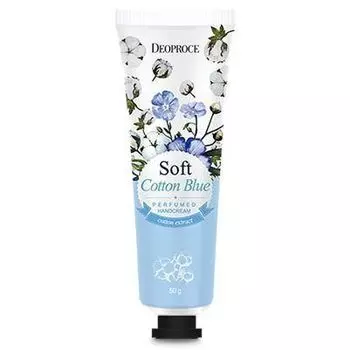 Крем для рук парфюмированный с экстрактом хлопка, Deoproce Perfumed Hand Cream 50мл
