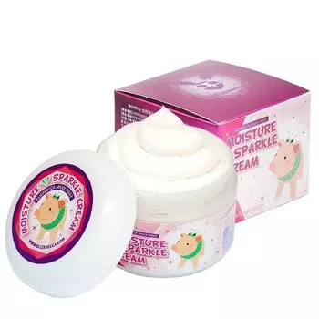 Крем увлажняющий для лица с эффектом сияния Elizavecca Milky Piggy Крем Moisture Sparkle Cream 100мл