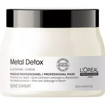L'Oreal Professionnel Metal Detox Masque - Маска для восстановления окрашенных волос 500мл