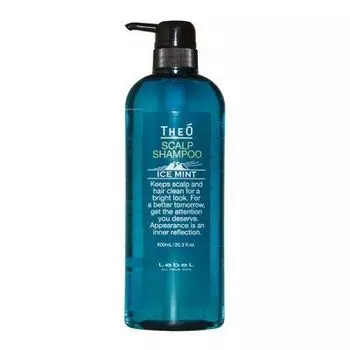 Lebel Cosmetics Theo Scalp Shampoo Ice Mint , Шампунь для мужчин 600 мл