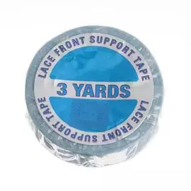 лента-липучка для наращенных волос круглая 3 yards синяя lace front