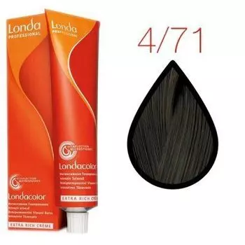 Londa Professional, Интенсивное тонирование Ammonia Free 4/71 шатен коричнево-пепельный 60мл