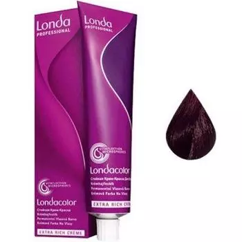 Londacolor 3/5 Стойкая крем-краска для волос, темный шатен красный, 60 мл
