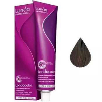 Londacolor 4/75 Стойкая крем-краска для волос шатен коричнево-красный, 60 мл