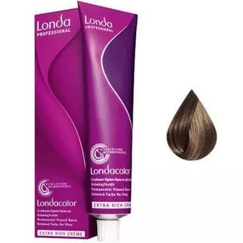Londacolor 7/07 Стойкая крем-краска для волос блонд натурально-коричневый, 60 мл