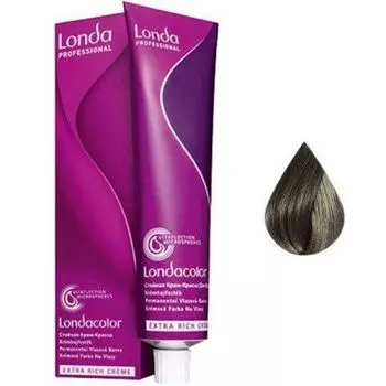 Londacolor 7/1 Стойкая крем-краска для волос блонд пепельный, 60 мл