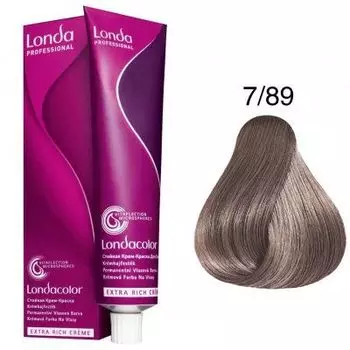 Londacolor 7/89 Стойкая крем-краска для волос, блонд жемчужный сандрэ, 60 мл