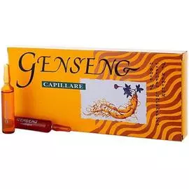 лосьон-лечение genseng для слабых волос с крапивой и женьшенем 12*10мл