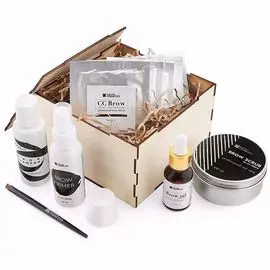 Lucas cosmetics, cc brow, набор для окрашивания хной №1, в саше