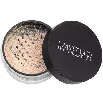 MAKEOVER, Рассыпчатая бархатная пудра, Natural, 10,6 г